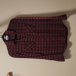 Express Slim Portofino Blouse Plaid Size S